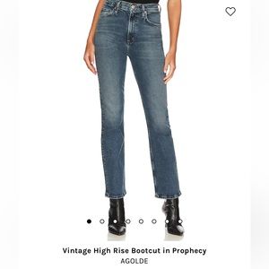 AGOLDE VINTAGE BOOTCUT JEANS